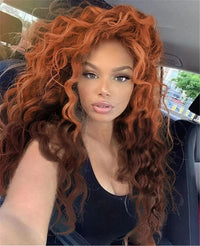 Blonde & Mixed Curly Wavy Synthetic Wig for Men - Image 19