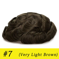 Toupee Human Hair Toupee for Men - Image 26