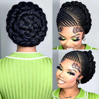 Braided Full Lace Synthetic Wig for Women - Image 1