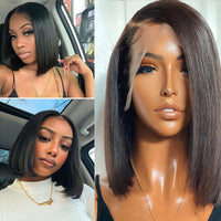 Straight Bob HD Lace Human Hair Wig for Women - Image 2
