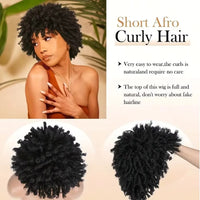 3" Braided Pixie Cut Synthetic Wig for Women - Image 3