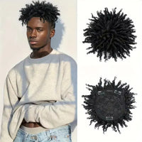 Braided Toupee Synthetic Toupee for Men - Image 1