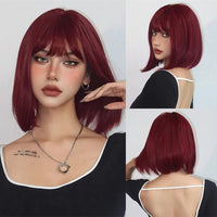 Blonde & Mixed Straight Synthetic Wig for Women - Image 31