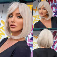 Blonde & Mixed Straight Synthetic Wig for Women - Image 22