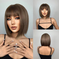 Blonde & Mixed Straight Synthetic Wig for Women - Image 23