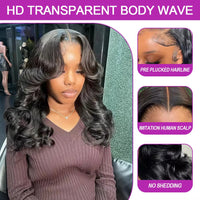 Wavy Bob HD Lace Human Hair Wig for Women - Image 2