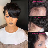 Straight Pixie Cut Human Hair Wig for Women - Image 4