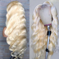 Blonde Wavy Lace Front Human Hair Wig for Women - Image 2