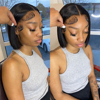 Straight Bob HD Lace Human Hair Wig for Women - Image 3