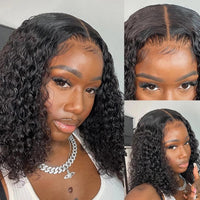 Curly Wavy Lace Front Human Hair Wig for Women - Image 1