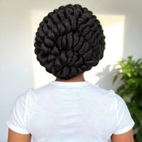 Cornrow Braided Wigs Synthetic Full Lace Colored Bantu Braided Wigs Natural Knotless Braids Wigs with Baby Hair