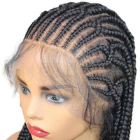 36inch Synthetic Full Lace Cornrow Braided Wigs