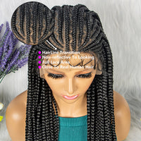 36" Braided Lace Front Synthetic Wig for Women - Image 4