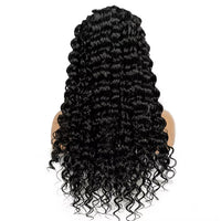 26inch Synthetic Cornrow Braided Wigs 13x6 Transparent Lace Frontal Deep Wave Hair Wigs