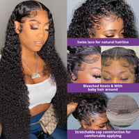 Curly Wavy HD Lace Human Hair Wig for Women - Image 4