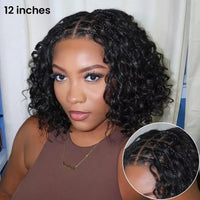 Ready And Go Knotless Braided Human Hair Curly Wigs Glueless 5x5 HD Lace Wigs Pre-Cut Lace Braided Wigs