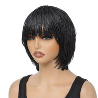 Braided Pixie Cut Synthetic Wig for Women - Image 4