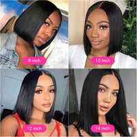 Straight Bob HD Lace Human Hair Wig for Women - Image 4