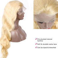 Blonde Wavy Lace Front Human Hair Wig for Women - Image 3