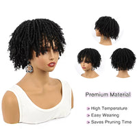 Curly Afro Synthetic Wig for Men - Image 9