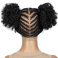 Curly Braided Full Lace Synthetic Wig for Women - Image 4