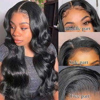 30" Wavy HD Lace Human Hair Wig for Women - Image 4