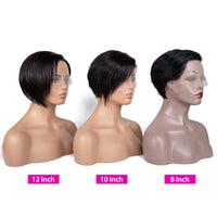 Straight Pixie Cut Lace Front Human Hair Wig for Women - Image 5