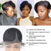 Straight Pixie Cut Human Hair Wig for Women - Image 5