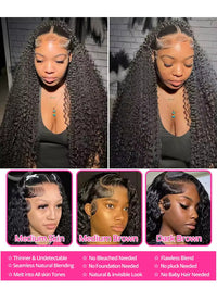 Curly Wavy HD Lace Human Hair Wig for Women - Image 5