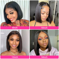 Straight Bob HD Lace Human Hair Wig for Women - Image 5