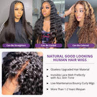 Curly Wavy HD Lace Human Hair Wig for Women - Image 5