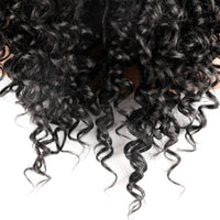 22" Curly Braided Full Lace Synthetic Wig for Women - Image 5