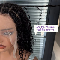 Curly Braided HD Lace Human Hair Wig for Women - Image 5