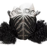 Curly Braided Full Lace Synthetic Wig for Women - Image 5