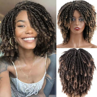 Curly Braided Synthetic Wig for Women - Image 16