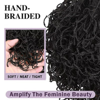 Double Full Lace Twist Box Braided Wigs Short Curly Braided Bob Synthetic Wig with Baby Hair