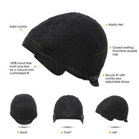 Locs Afro Bob Braided Wig Synthetic Faux Locs Crochet Twist Braiding Wig