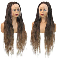 1B27 Synthetic Full Lace Box Braided Wig