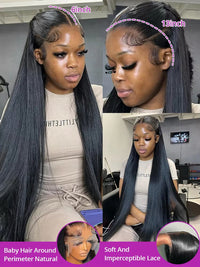 50" Straight HD Lace Human Hair Wig for Women - Image 5