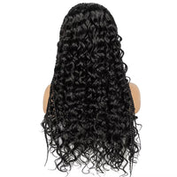 13x6 Lace Front Wig Cornrow Synthetic Braided Wigs  Partition Design with Curly Hair for Women