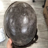Super Durable Thin Skin PU Human Hair Toupee for Men Capillary Prosthesis Replacement System Natural Hairline