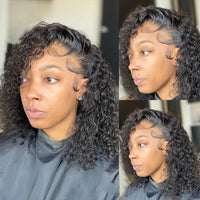 Curly Bob HD Lace Human Hair Wig for Women - Image 5