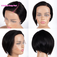 Straight Pixie Cut Lace Front Human Hair Wig for Women - Image 6