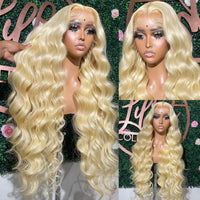 Blonde Wavy Lace Front Human Hair Wig for Women - Image 4