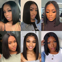 Straight Bob HD Lace Human Hair Wig for Women - Image 5