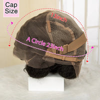 Synthetic Bantu Braided Wigs 6 Inches Full Lace Braided Wig with Baby Hair