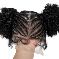 Curly Braided Full Lace Synthetic Wig for Women - Image 6
