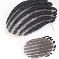 10" Afro Full Lace Human Hair Toupee for Men - Image 5