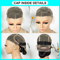 Transparent Full Lace Synthetic Knotless Braided Wigs Crochet Twisted Wigs