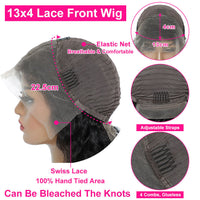 Brown Wavy HD Lace Human Hair Wig for Women - Image 7